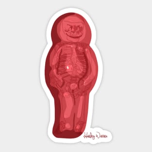 Jelly Baby Skeleton Sticker